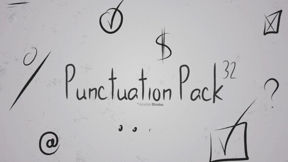 Photo of Punctuation Pack Scribble Elements | 32 Doodle Animations – Videohive 60940916
