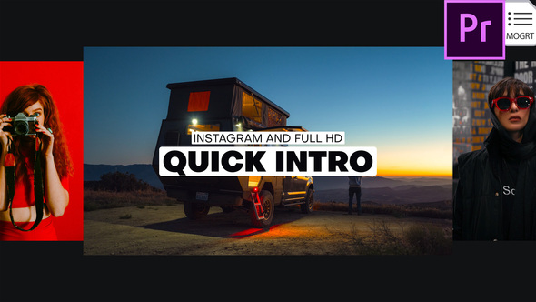 Photo of Quick Intro – Premiere Pro MOGRT – Videohive 61189135