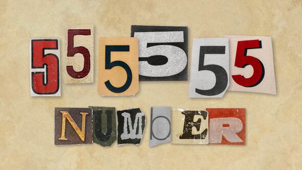 Photo of Ransom Letters – 5 Number – Videohive 60924302