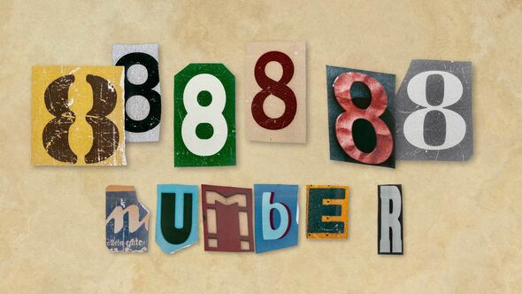 Photo of Ransom Letters – 8 Number – Videohive 60960425