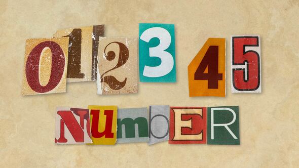 Photo of Ransom Letters – Numbers Ransom – Videohive 60983670