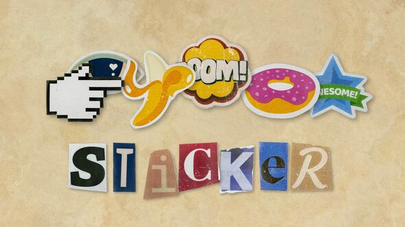 Photo of Ransom Letters – Stickers 01 – Videohive 61008623