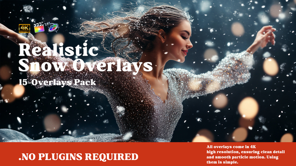 Photo of Realistic Snow Particle Overlays – Cinematic Winter Drift FX Pack | FCPX – Videohive 61067232