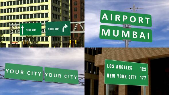Photo of Road Signs – Videohive 61041062