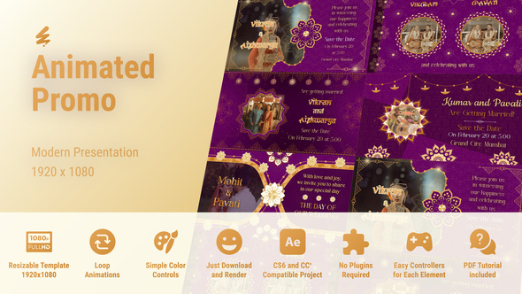 Photo of Save The Date Indian Invitation – Videohive 61102303