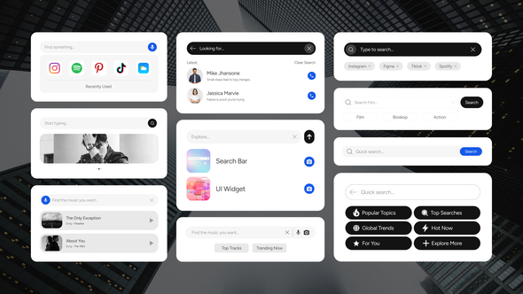 Photo of Search Bar Widget – Videohive 61241018