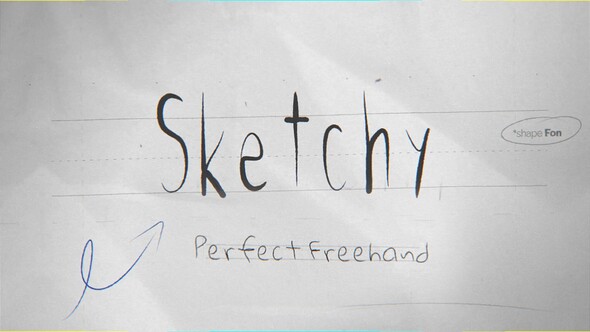 Photo of Sketch Text Write On Tool | 7 Custom Shape Fonts with Perfect Freehand Scribble Animation – Videohive 60940253