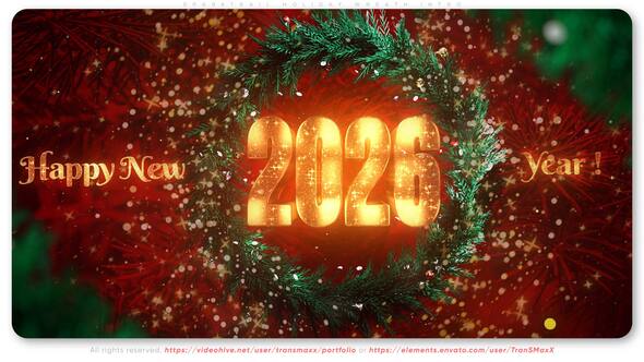 Photo of Sparktrail Holiday Wreath Intro – Videohive 60997352