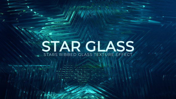 Photo of Stars Ribbed Glass Texture Effect – Videohive 59228560