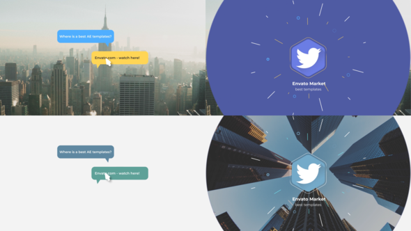 Photo of Chat Bubble Logo Reveal – Minimal 2D Intro Animation with Messaging Style and Social Media Branding – Videohive 22775997