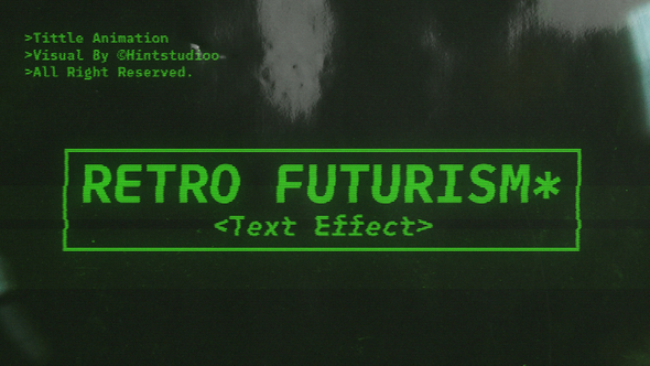 Photo of Text Effect Retro Futurism – Videohive 60963683