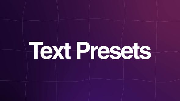 Photo of Text Presets | After Effects – Videohive 61040427