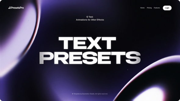 Photo of Text Presets – Videohive 60940132