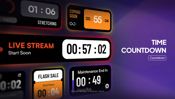 Photo of Time Countdown – Videohive 61160550