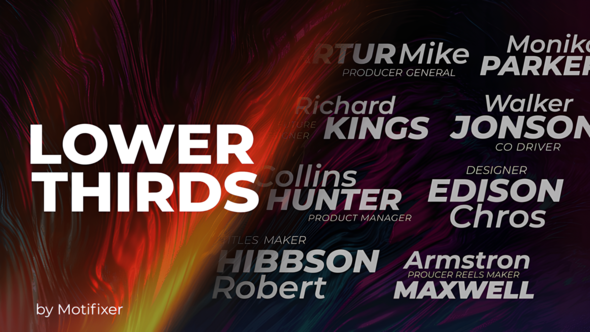 Photo of Trendy Lower Thirds – Videohive 61215833