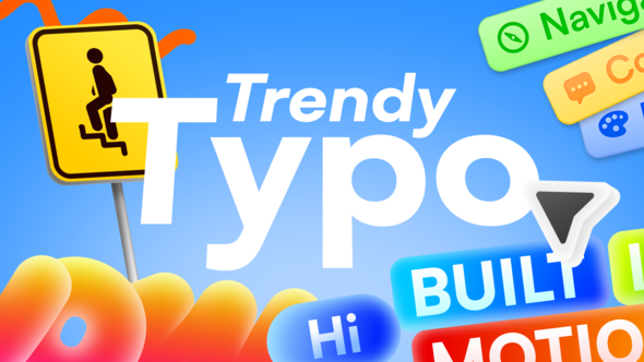 Photo of Trendy Typo – Videohive 61011446