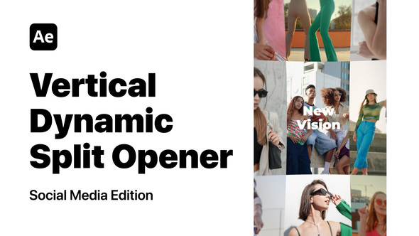 Photo of Vertical Dynamic Split Opener – Videohive 61119609