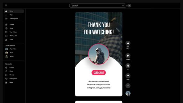 Photo of Vertical End Screen – Videohive 60951668