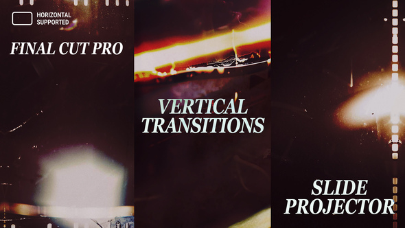 Photo of Vertical Slide Projector Transitions | Final Cut Pro – Videohive 60912803