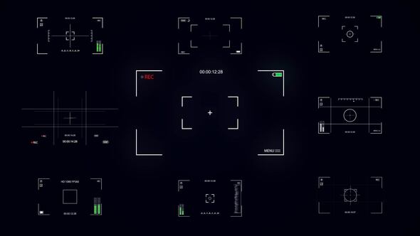 Photo of Video Camera Viewfinder Recording Frame – Videohive 60076932