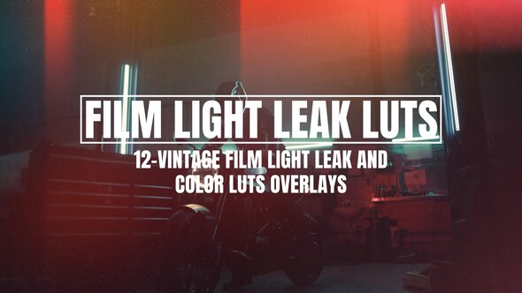 Photo of Vintage film light leak and color LUTs overlays | FCPX – Videohive 61127599