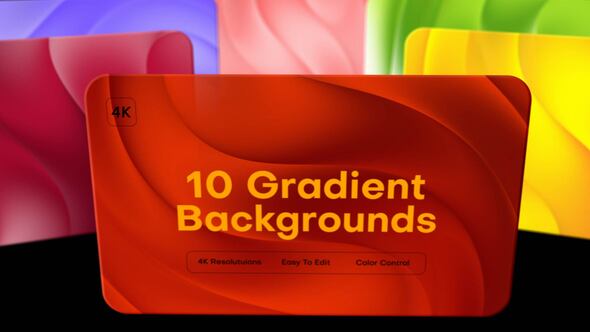 Photo of Wave Gradient Backgrounds | 4K – Videohive 61106978