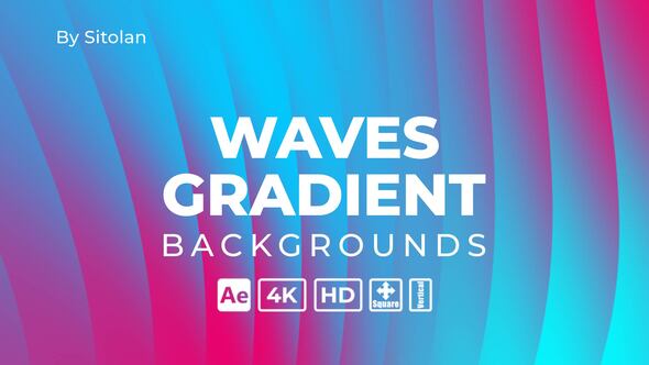 Photo of Waves Gradient Backgrounds – Videohive 61119340