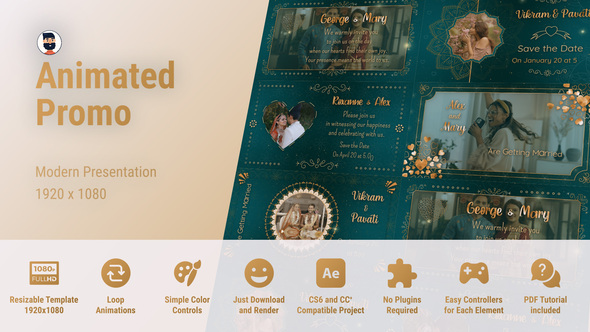 Photo of Wedding Indian Invitation – Videohive 61102104