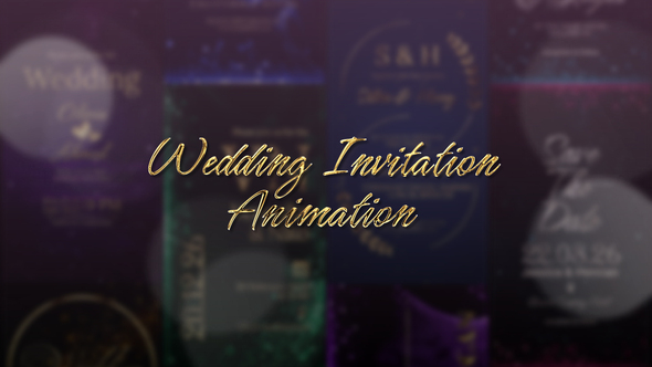Photo of Wedding Invitation Animation – Videohive 61117977