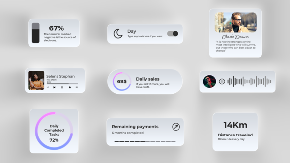 Photo of Widgets – Videohive 61050441