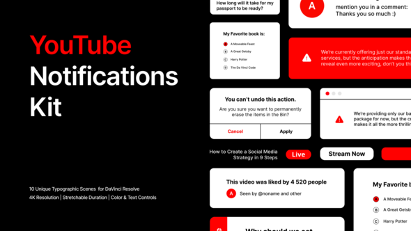 Photo of YouTube Notifications Kit | DR – Videohive 61229156