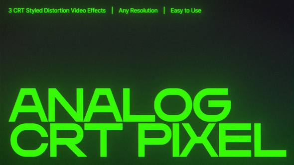 Photo of Analog CRT Pixel | DR – Videohive 61393054