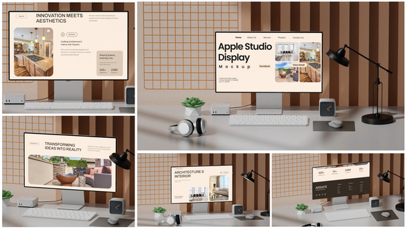 Photo of Apple Studio Display mockup – Videohive 61211998