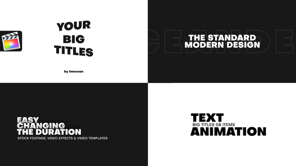 Photo of Big Titles X | Final Cut Pro – Videohive 61389324