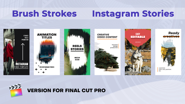 Photo of Brush Strokes – Instagram Stories X | FCPX – Videohive 61437482