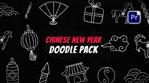 Photo of Chinese New Year Doodles Pack – Videohive 61429603