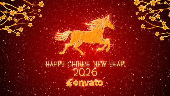 Photo of Chinese New Year Greetings 2026 – Videohive 19340637