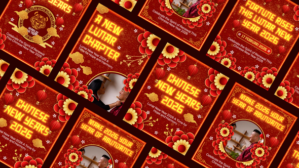 Photo of Chinese New Year Social Media After Effect – Videohive 61466020
