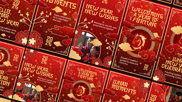 Photo of Chinese New Year Social Media after effect – Videohive 61484701