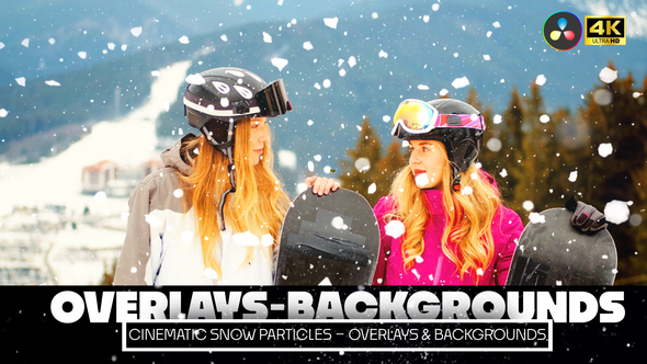 Photo of Cinematic Snow Particles – Overlays & Backgrounds DaVinci Resolve – Videohive 61380909