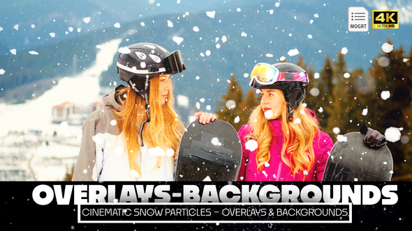 Photo of Cinematic Snow Particles – Overlays & Backgrounds MOGRT – Videohive 61380090