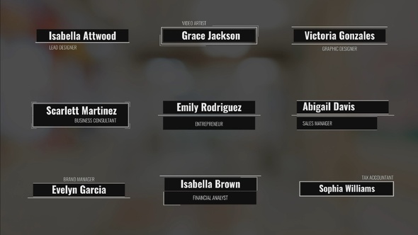 Photo of Classic Elegant Lower Thirds for DaVinci Resolve. – Videohive 61325810