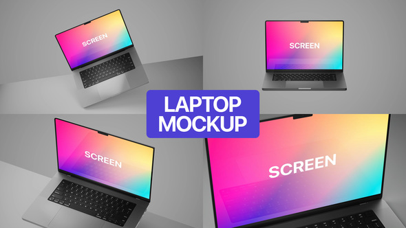 Photo of Clean Laptop M2 Pro Mockup – Videohive 61379722