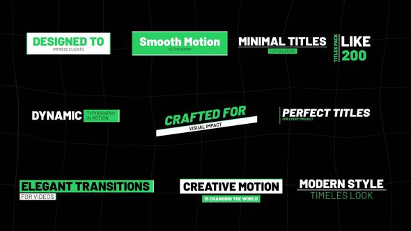 Photo of Clean Titles  AE – Videohive 61540046