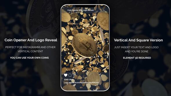 Photo of Coin Opener And Logo Reveal – Videohive 61429057