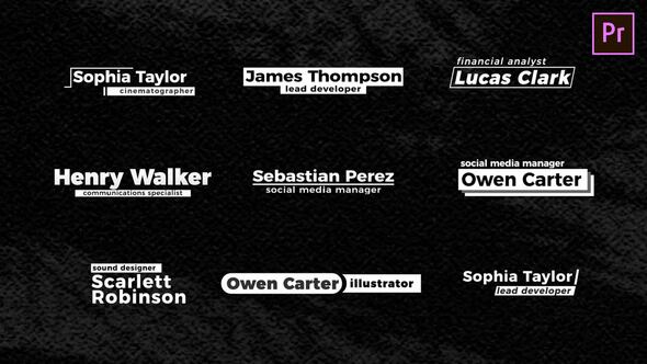 Photo of Contrast Lower Thirds – Videohive 61391433