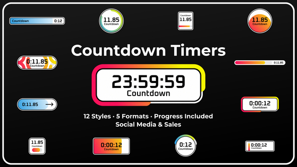 Photo of Countdown Timers for Social Media & Sales – Videohive 61528077