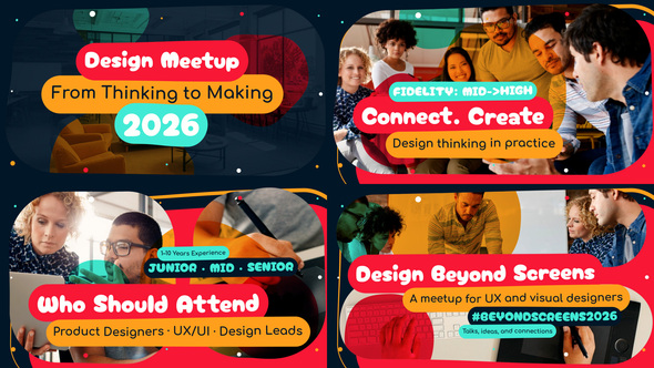 Photo of Design Meetup – Fluid Motion Event Promo – Videohive 61207389