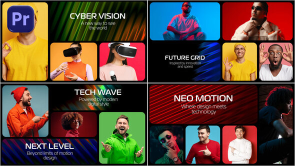 Photo of Digital Futuristic Multiscreen Opener MOGRT – Videohive 61437076