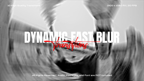 Photo of Dynamic Fast Blur Transitions Pack for After Effects – Videohive 61468388